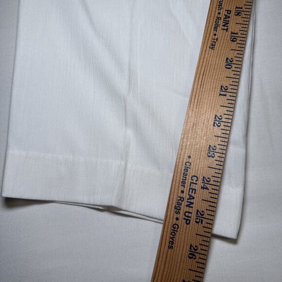 NWT Maggie Barnes Petite Pull-On Pants Womens Sz 18W White Elastic Waist Pull On - Picture 7 of 10